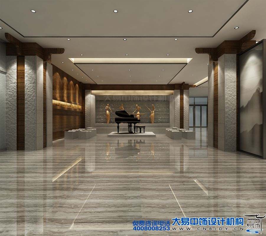 北京國(guó)際酒店新中式裝修風(fēng)格設(shè)計(jì)古今藝術(shù)文化的碰撞
