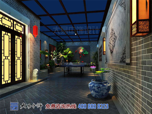 山東德州別墅中式設(shè)計 主題空間呈現(xiàn)多彩中式生活