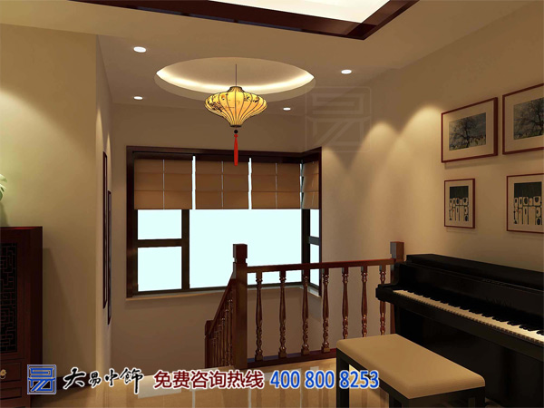 山東德州別墅中式設(shè)計 主題空間呈現(xiàn)多彩中式生活