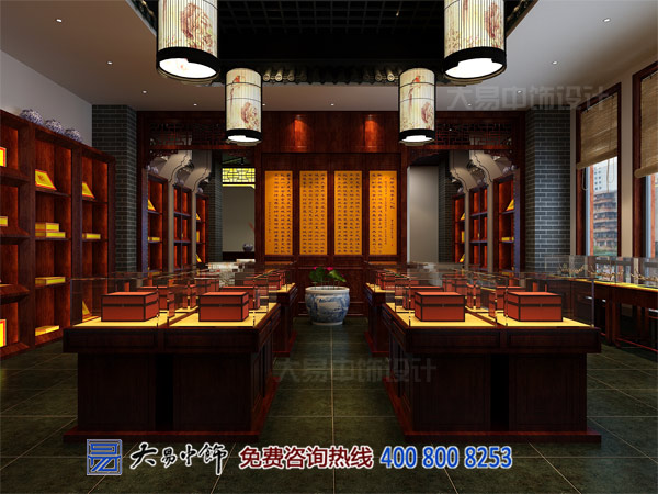 國(guó)藥堂中式設(shè)計(jì)裝修 尋醫(yī)問(wèn)藥應(yīng)有此典雅空間