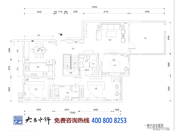 香頌復式中式家居新中式設計 開啟現(xiàn)代中式生活詩意篇章