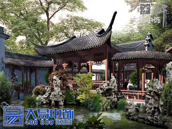 上海蘇式園林中式設(shè)計裝修 十里洋場的避世之所
