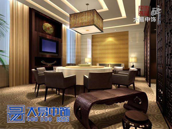 上?，F(xiàn)代新中式會所中式裝修效果圖