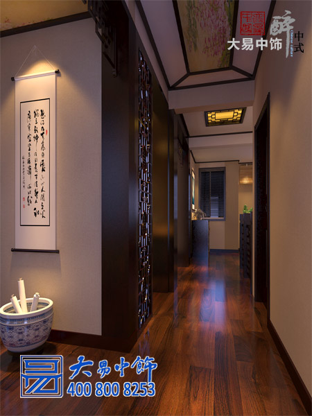 西安550平米別墅中式裝修 開(kāi)啟復(fù)古典雅精致中式生活