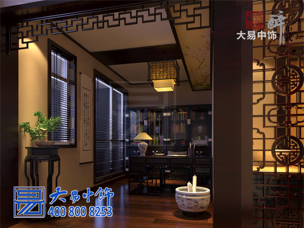 西安550平米別墅中式裝修 開(kāi)啟復(fù)古典雅精致中式生活