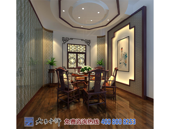 青海西寧中式酒樓中式設(shè)計 造禪意典雅就餐空間