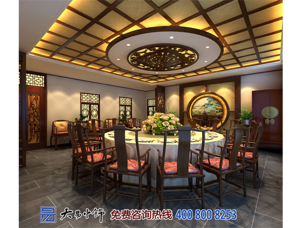 青海西寧中式酒樓中式設(shè)計 造禪意典雅就餐空間
