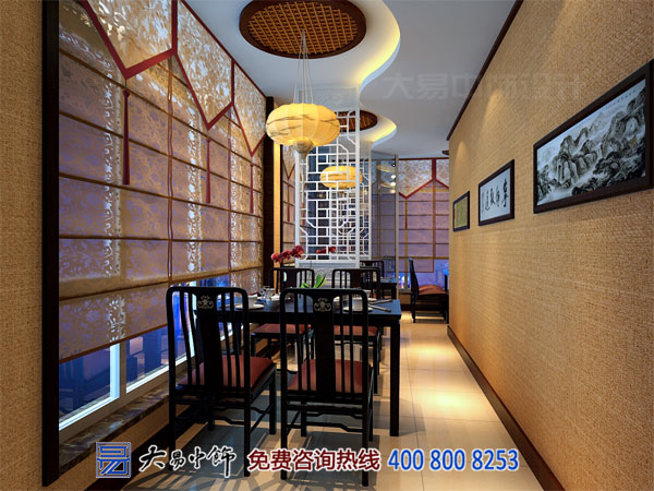 青海西寧中式酒樓中式設(shè)計 造禪意典雅就餐空間