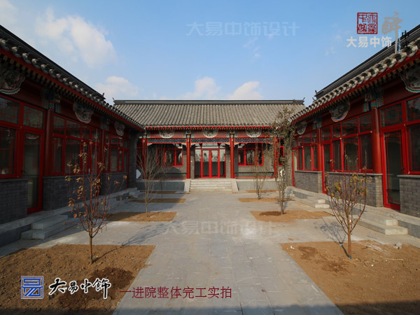 傳統(tǒng)中式四合院中式設(shè)計 集萃中式裝修竣工現(xiàn)場