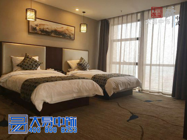 中式酒店中式裝修竣工現(xiàn)場 國際大酒店中式設計