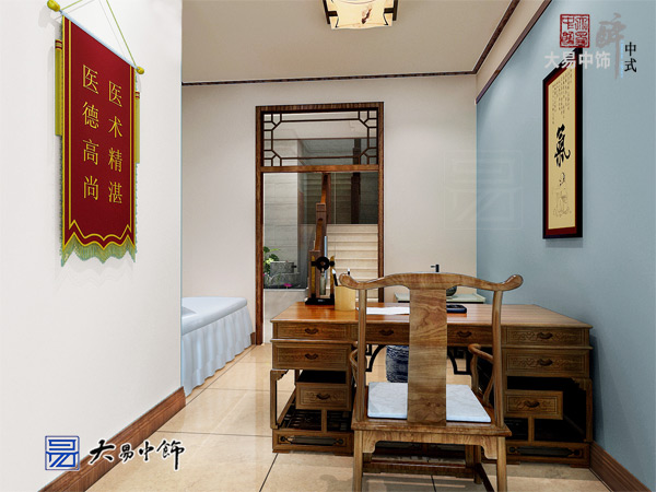 國醫(yī)館知藥堂中式裝修設(shè)計(jì) 渲染的傳統(tǒng)中醫(yī)文化