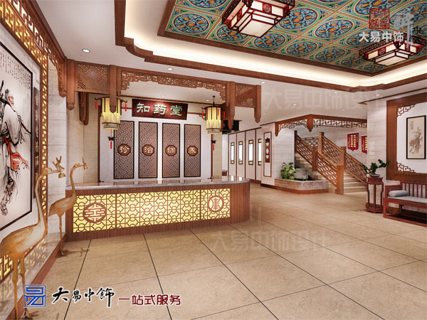 國醫(yī)館知藥堂中式裝修設(shè)計(jì) 渲染的傳統(tǒng)中醫(yī)文化