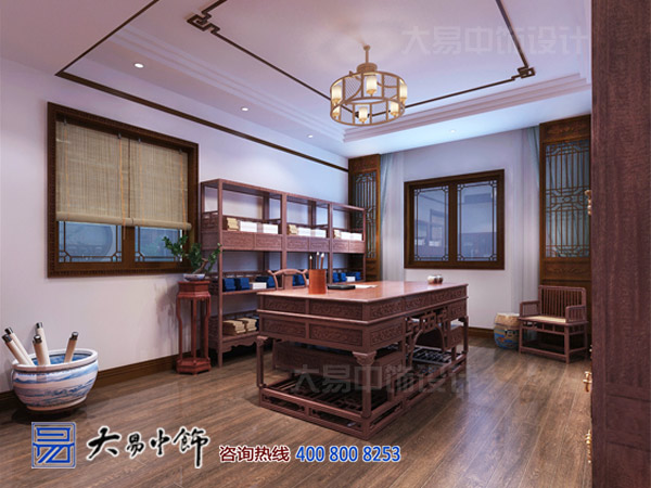 家庭中式住宅中式裝修設(shè)計 全屋紅木中式家具定制中式裝飾