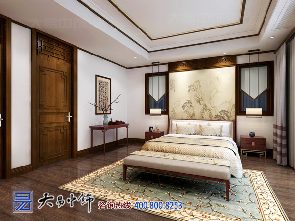 家庭中式住宅中式裝修設(shè)計 全屋紅木中式家具定制中式裝飾