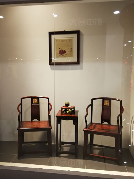 北京中式風(fēng)格紅木中式家具展廳中式裝修設(shè)計(jì)高貴大氣