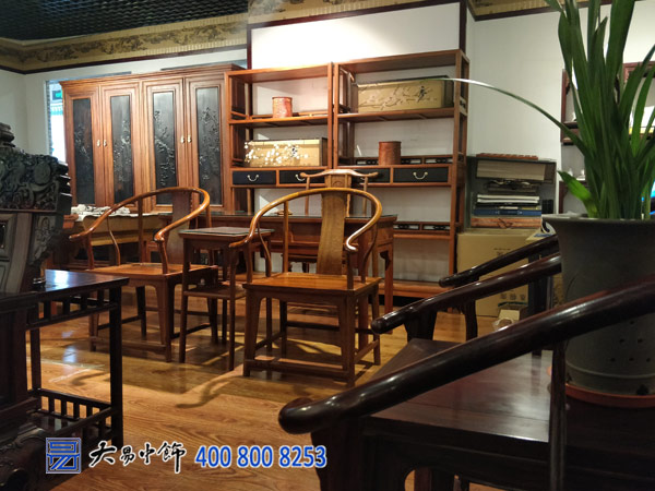北京中式風(fēng)格紅木中式家具展廳中式裝修設(shè)計(jì)高貴大氣