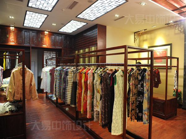 高端中式裝修竣工現(xiàn)場 VIP服裝店中式設(shè)計(jì)案例